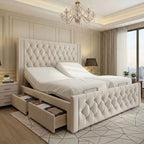 Dreamnap Milano Electric Adjustable Bed with Drawer Storage