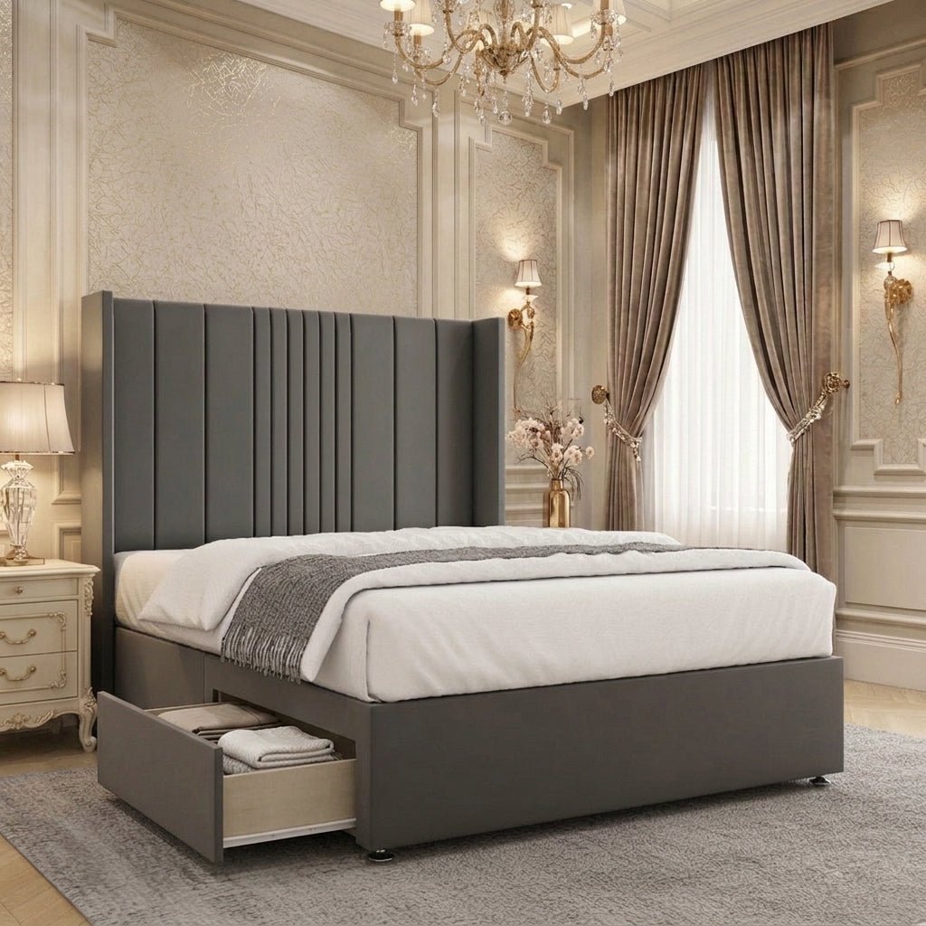 Knightsbridge Divan Bed with Open Storage Drawer
